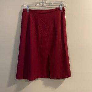 New Skirt by Cubavera size 2X. Cranberry color. Polyester blend.